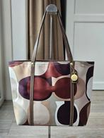 Coach Op Art Sateen shopper tas, Ophalen of Verzenden, Gebruikt, Bruin, Shopper