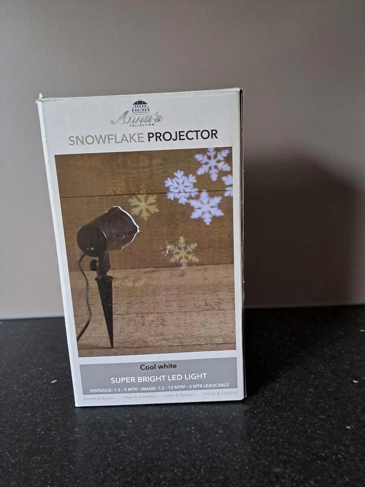Snowflake projector (sneeuwvlok projector), Diversen, Kerst, Gebruikt, Ophalen of Verzenden