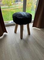 Krukje met koeienhuid, Huis en Inrichting, Krukjes, Ophalen, Hout