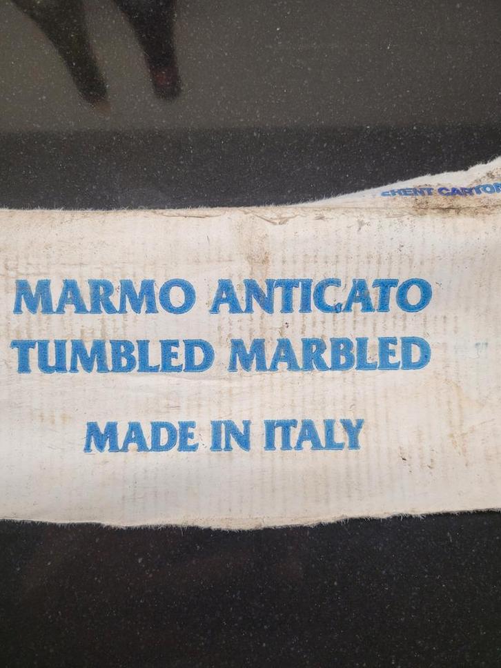 Getrommelde Marmeren Tegels wit, Doe-het-zelf en Verbouw, Tegels, Nieuw, Wandtegels, Marmer, Minder dan 20 cm, Minder dan 20 cm