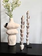 Pot Ferro Wit L25 B15 H41.5 - Merk Pot & Vaas, Overige kleuren, Veens Living, Aardewerk of Porselein, Nieuw