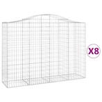 Schanskorven 8 st gewelfd 200x50x140/160 cm €900, Ophalen of Verzenden, Nieuw, Gaas