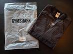 Gymshark Onyx 5.0 Seamless Long Sleeve -L- Black/Light Grey, Maat 52/54 (L), Fitness, Nieuw, Ophalen of Verzenden