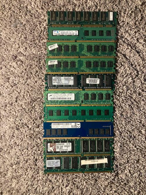 verschillende ram geheugen, Computers en Software, RAM geheugen, Desktop, 16 GB, DDR2, Ophalen of Verzenden