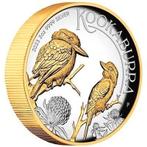 2023 Australian 2 Oz Proof High Relief Vergulde Kookaburra, Postzegels en Munten, Edelmetalen en Baren, Ophalen of Verzenden, Zilver