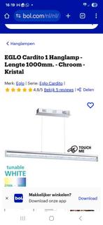 EGLO Cardito Hanglamp Chroom/Kristal - 100cm, Huis en Inrichting, Ophalen of Verzenden