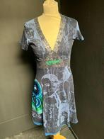 Blauwe dames jurk van DESIGUAL maat M, Maat 38/40 (M), Blauw, Ophalen of Verzenden, Zo goed als nieuw