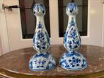 Set delftsblauwe kandelaars de porceleyne fles 23,5 hoog, Ophalen of Verzenden