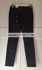 Nieuwe Gardeur broek subtiele ruit met glitter DE 34 / NL 36, Zwart, Nieuw, Ophalen of Verzenden, Maat 36 (S)