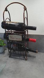 Wijnrek aanrechtwijnrek voor 3 flessen, Ophalen, Metaal, Minder dan 50 cm