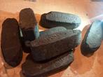 Bruinkool Briketten Union Jaren '30 - 7 Stuks, Ophalen of Verzenden