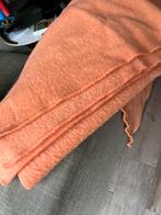 Mooie zalmkleurige vintage wollen deken, Ophalen of Verzenden, Gebruikt