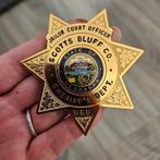 Jailor court officer scotts bluff co sheriff's dept. Neb, Ophalen of Verzenden, Landmacht, Nederland