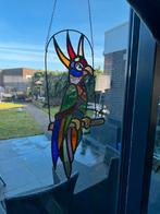 Ramen hang glas vogel Tiffany, Antiek en Kunst, Antiek | Koper en Brons, Ophalen of Verzenden