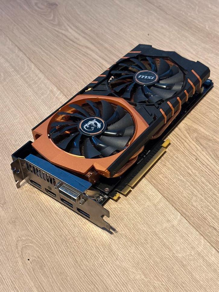 MSI GTX 980Ti Gaming 6G Golden Edition, Computers en Software, Videokaarten, Gebruikt, Nvidia, PCI-Express 3.0, GDDR5, HDMI, Ophalen of Verzenden