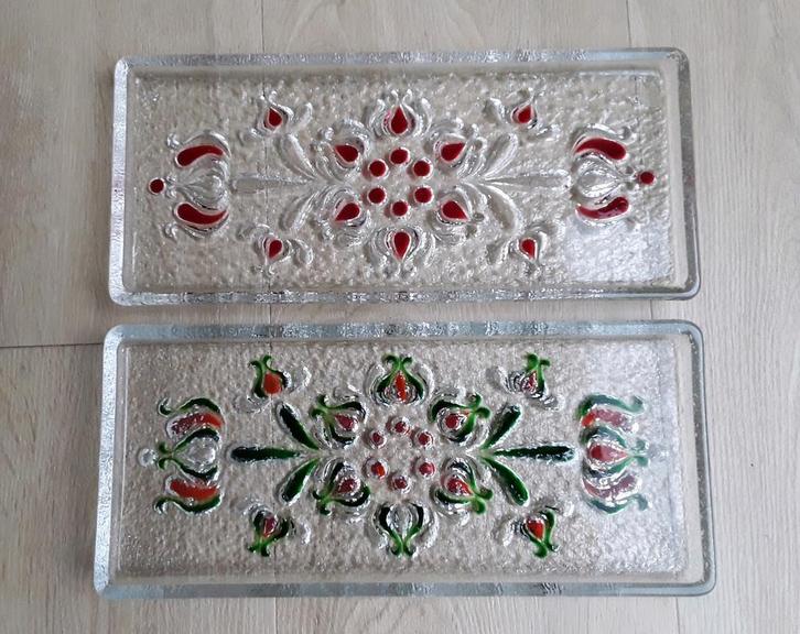 Vintage cake serveer schalen Walter Glass,  34cm, per stuk, Huis en Inrichting, Keuken | Servies, Zo goed als nieuw, Schaal of Schalen
