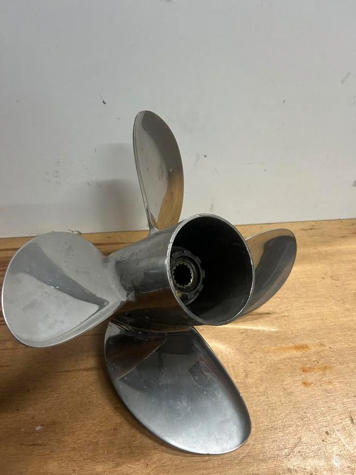 Trophy plus mercury 19 pitch rvs propeller / schroef, Watersport en Boten, Accessoires en Onderhoud, Zo goed als nieuw, Motor en Techniek