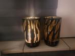 Zebra Tafellamp - Goud/Zwart, Ophalen, Overige materialen, Zwart, Zo goed als nieuw