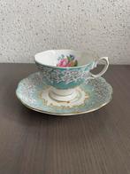 Royal Albert Bone China England kop en scholel Enchantment, Ophalen of Verzenden, Zo goed als nieuw, Porselein, Kop en/of schotel