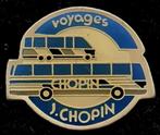 Voyages J. Chopin bus pin, Verzamelen, Speldjes, Pins en Buttons, Nieuw, Transport, Speldje of Pin, Verzenden