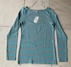 Hema nieuw shirt, maat S, blauw wit, met prijskaartje, Blauw, Nieuw, Ophalen of Verzenden, Lange mouw