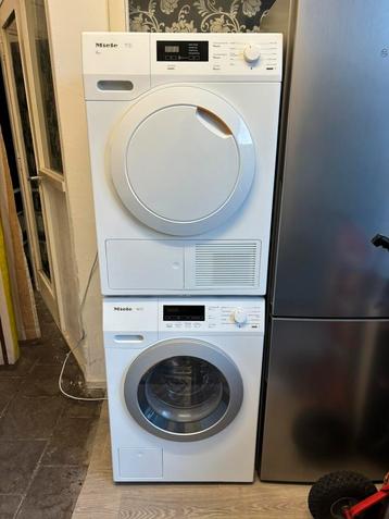 Setje Miele W1 Wasmachine en T1 Warmtepompdroger - 8 Kilo beschikbaar voor biedingen