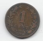 Nederland 1 cent 1884 KM# 107.1, Postzegels en Munten, Munten | Nederland, Koning Willem III, 1 cent, Losse munt, Verzenden