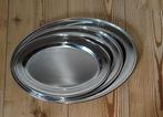 Alessi Flat Dish ovalen serveer schalen 1976 3 STUKS, Overige materialen, Gebruikt, Ophalen of Verzenden, Schaal of Schalen