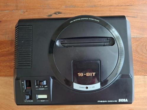 Sega Mega Drive 1 console met games, Spelcomputers en Games, Spelcomputers | Sega, Gebruikt, Mega Drive, Met 2 controllers, Met games