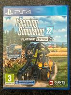 Farming Simulator 22 - Platinum Edition PS4, Spelcomputers en Games, Games | Sony PlayStation 4, Online, 1 speler, Ophalen of Verzenden