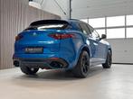 Alfa Romeo Stelvio 2.9 V6 AWD Quadrifoglio - 510 PK QV - MIS, Automaat, Gebruikt, 510 pk, Blauw