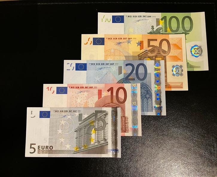 KOOPJE!!! - Set Duisenberg - Nederland (P), Postzegels en Munten, Bankbiljetten | Europa | Eurobiljetten, Setje, Overige landen