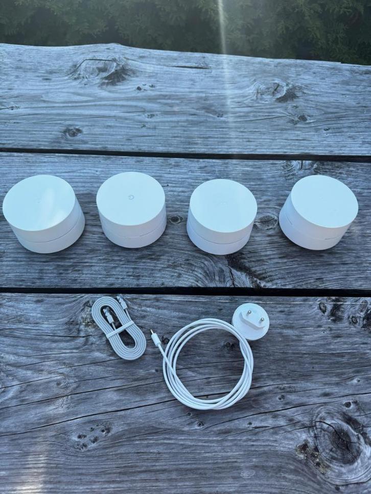 Google Wifi - Mesh Wifi 4 Pods, Computers en Software, WiFi-versterkers, Gebruikt, Ophalen of Verzenden
