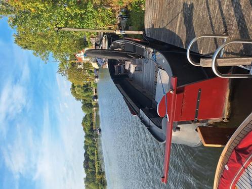 Tjalkje / Sloep 9,5 meter, Watersport en Boten, Sloepen, Gebruikt, 30 tot 50 pk, 6 meter of meer, Binnenboordmotor, Diesel, Staal