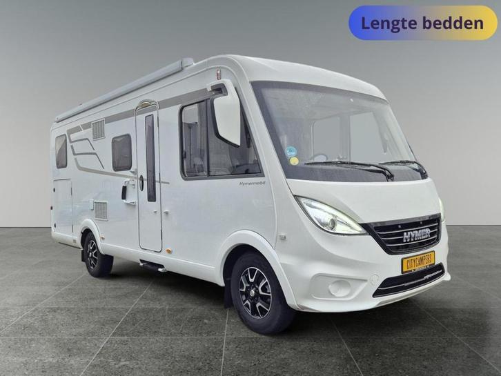 Hymer Exis-i 588 150PK Lengtebedden, Caravans en Kamperen, Campers, Bedrijf, tot en met 4, Integraal, Hymer, Fiat, Diesel, Handgeschakeld