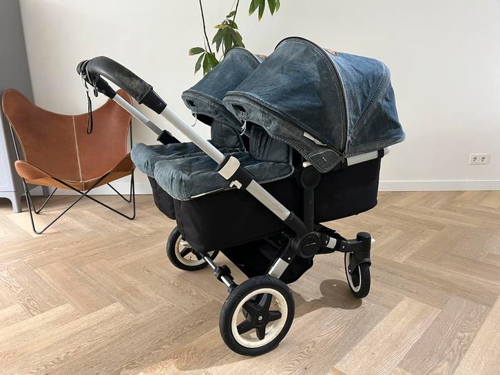 Bugaboo Donkey Duo/Twin Diesel Edition, Kinderen en Baby's, Kinderwagens en Combinaties, Gebruikt, Kinderwagen, Bugaboo, Duowagen
