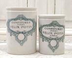 Oude confiture pot Felix Potin, Groot, Ophalen of Verzenden