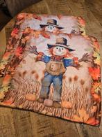 2 kussenhoezen vogelverschrikkers, Ophalen of Verzenden, Zo goed als nieuw, Vierkant