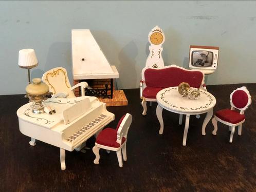 Set poppenhuisspulletjes poppenhuismeubeltjes 1:12, Verzamelen, Poppenhuizen en Toebehoren, Zo goed als nieuw, Poppenhuis, Ophalen of Verzenden