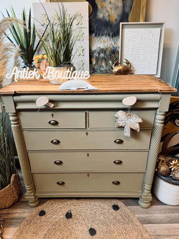 Commode ladekast dressoir linnenkast meidenkast vintage beschikbaar voor biedingen