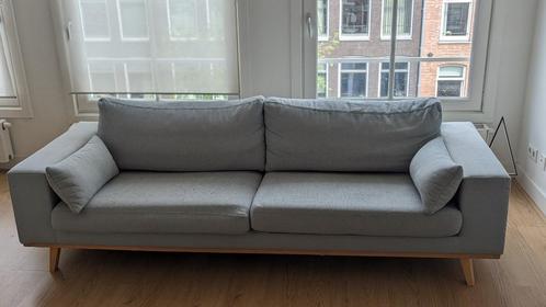 Sofa 3-seat Torino - Light Grey/Blue, Huis en Inrichting, Banken | Sofa's en Chaises Longues, Gebruikt, Driepersoons, 200 tot 250 cm