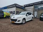 Peugeot 207 1.6 16V SW 2012 Wit Airco Trekhaak 120PK 95000km, Voorwielaandrijving, Euro 5, Stof, Zwart