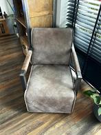Fauteuil, Huis en Inrichting, Fauteuils, Ophalen, Minder dan 75 cm, Leer, Zo goed als nieuw