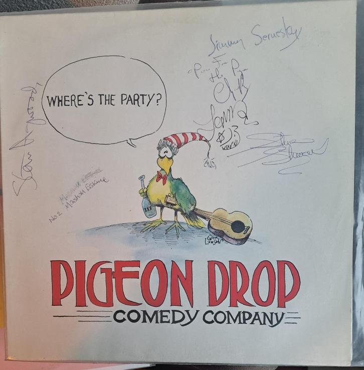 Vinyl album Pigeon Drop Comedy Company Where's The party?, Cd's en Dvd's, Vinyl | Pop, Zo goed als nieuw, 1980 tot 2000, 12 inch