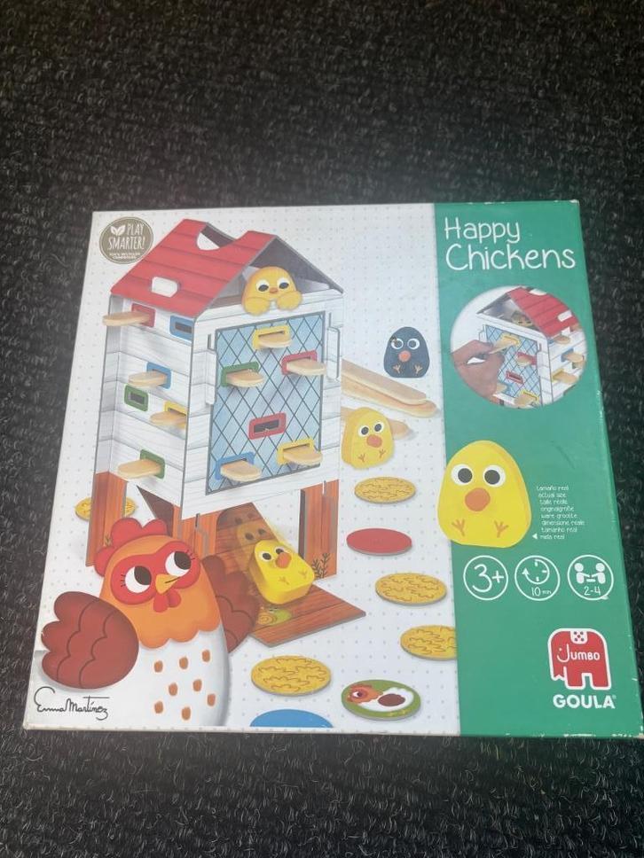 Happy chickens spel, Kinderen en Baby's, Speelgoed | Educatief en Creatief, Gebruikt, Bouwen, Ontdekken, Ophalen