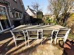 Bois le duc tuinset 8 persoons, Tuin en Terras, Ophalen, Gebruikt, Aluminium, Stoel