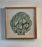 Borduurwerk artisjok, Ophalen