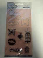 Snijmal en stempelset card deco, Ophalen of Verzenden, Nieuw, Clearstamp