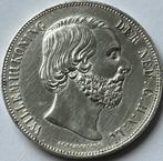 Zilveren rijksdaalder 1864, Postzegels en Munten, Munten | Nederland, Zilver, 2½ gulden, Ophalen of Verzenden, Koning Willem III