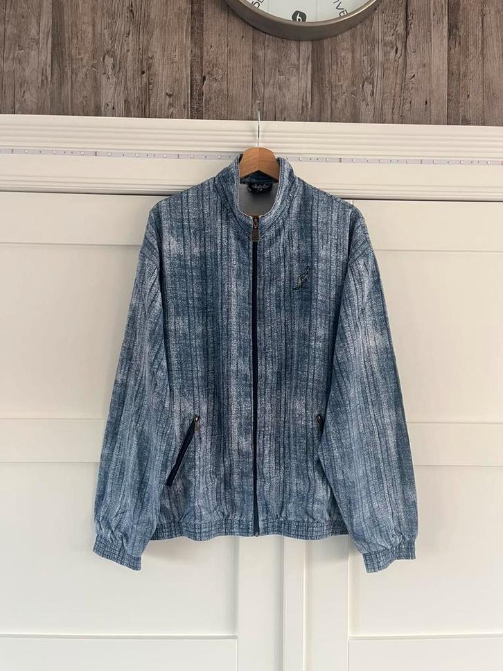 Oldschool Australian Jasje Blauw, Kleding | Heren, Jassen | Zomer, Zo goed als nieuw, Maat 52/54 (L), Blauw, Ophalen of Verzenden